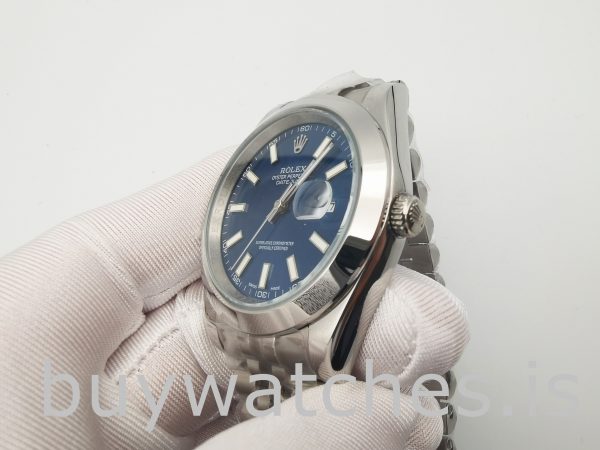 Rolex Datejust 126300 Bărbați 41mm Ceas automat din oțel albastru