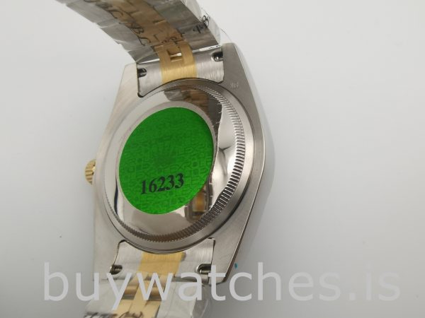 Rolex Datejust 116233 Ceas automat pentru femei din oțel alb de 36 mm