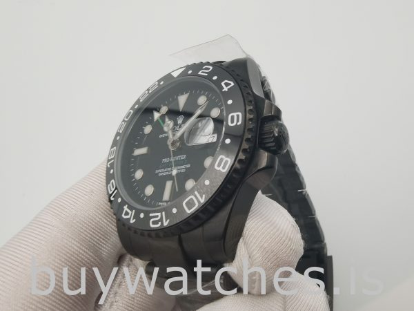Rolex GMT Master II 116710 Ceas negru de 40 mm pentru bărbați, din oțel