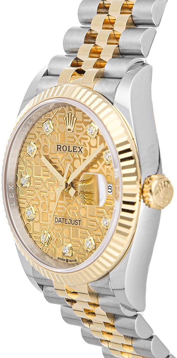 Rolex Datejust 126233 Ceas automat de bărbați cu cadran bej de 36 mm